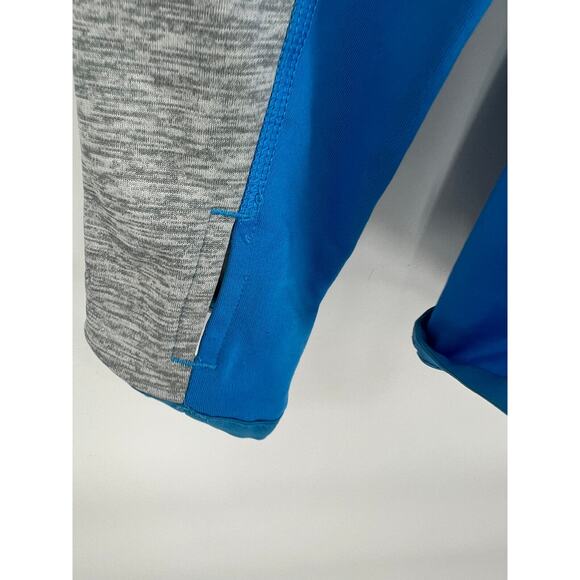 Under Armour Sweatshirt Womens Extra Small Gray Blue Loose Cold Gear Hoodie - Picture 3 of 7